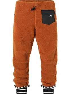 WeeDo Kinder Unisex Teddy-Fleecehose in braun