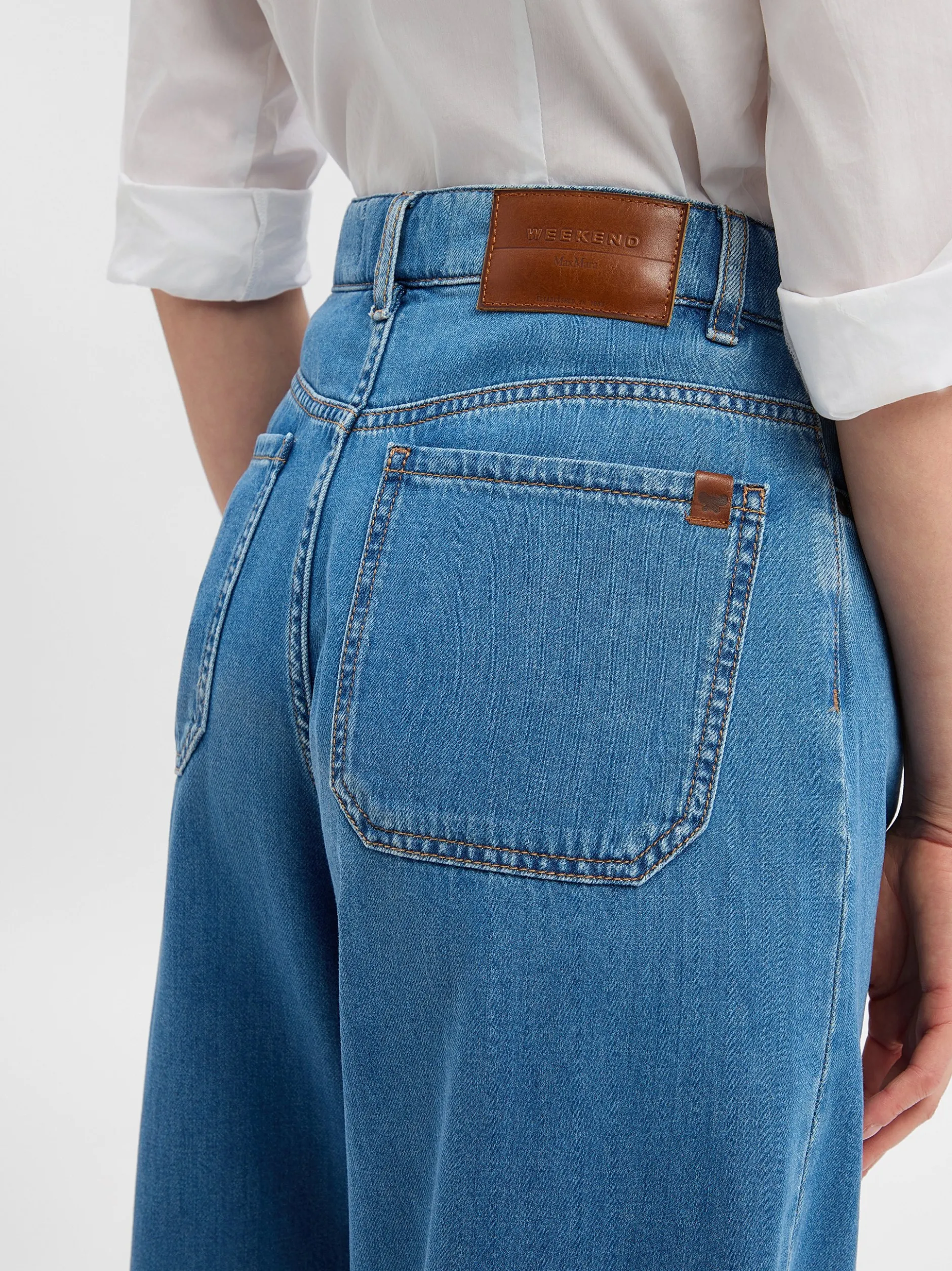 Weekend Max Mara Damen Jeans - WKDVega in medium stone