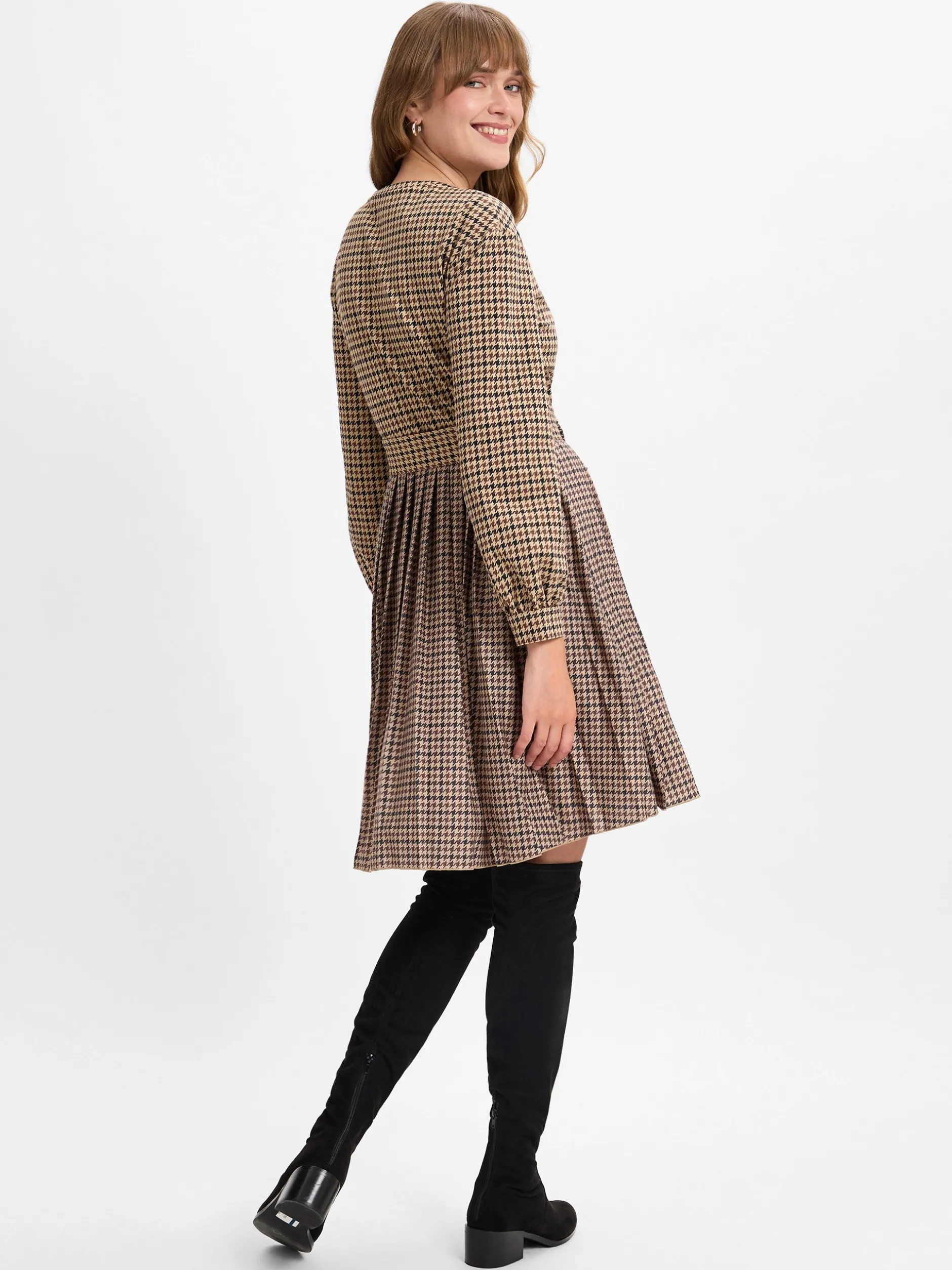 Weekend Max Mara Damen Kleid - Vetta in melange braun