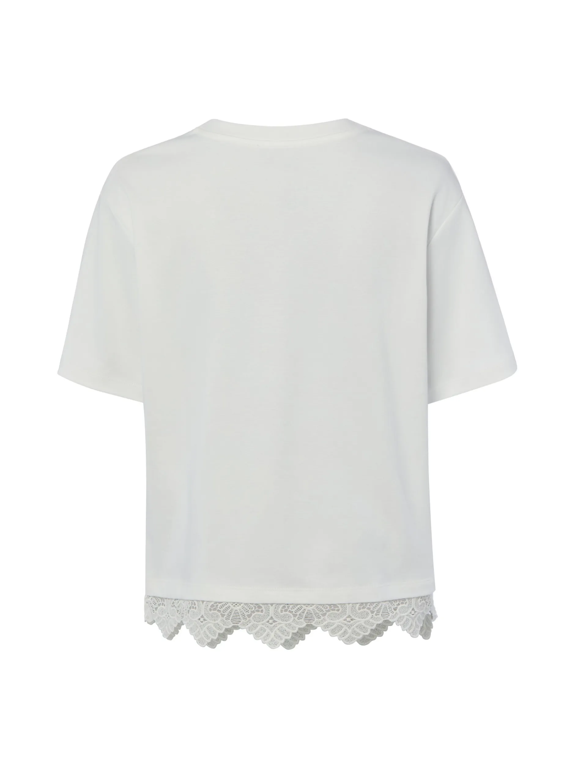 Weekend Max Mara Damen T-Shirt in ecru - Ärmel: kurzarm