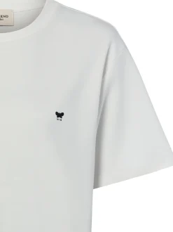 Weekend Max Mara Damen T-Shirt in ecru - Ärmel: kurzarm
