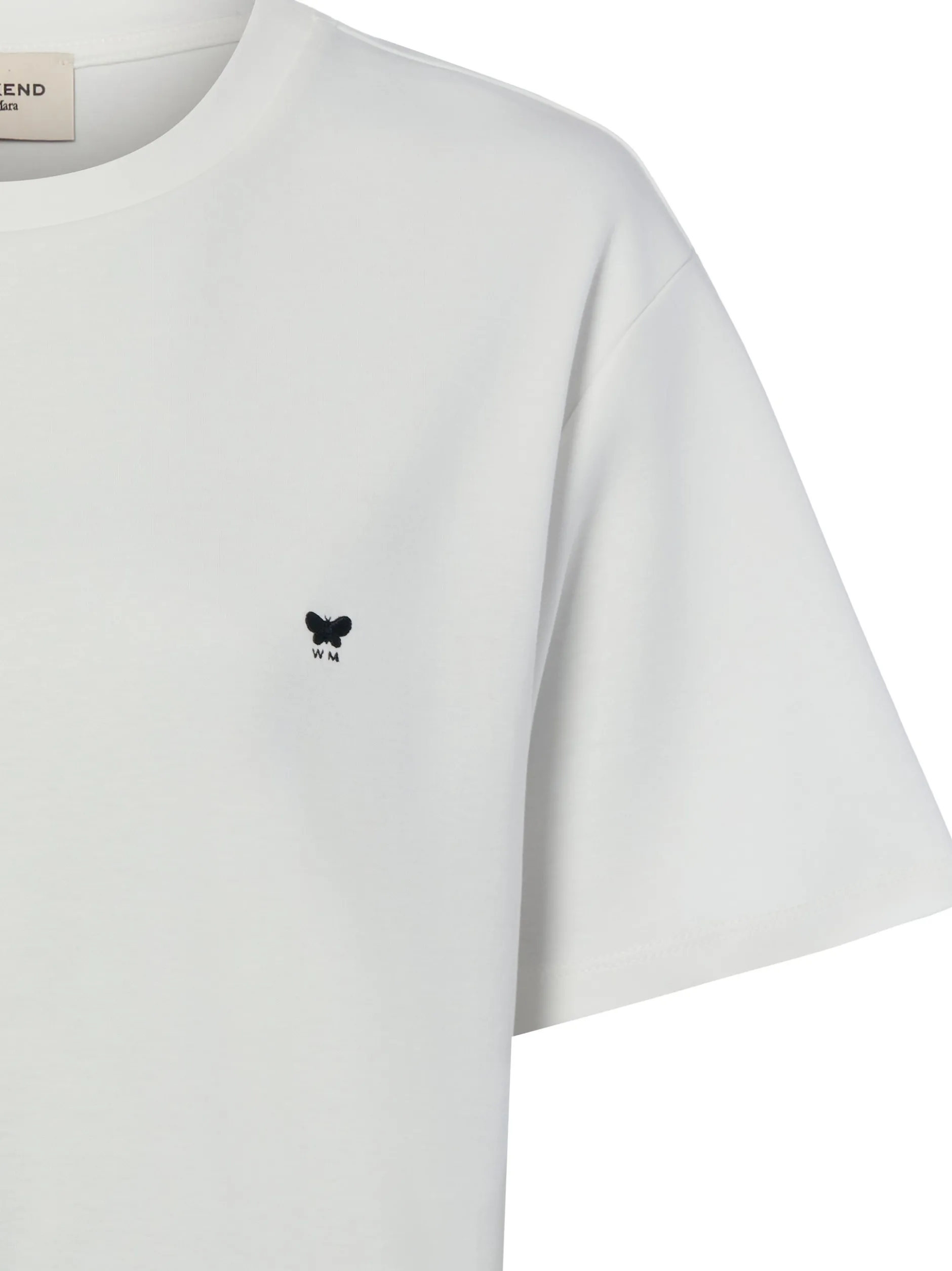 Weekend Max Mara Damen T-Shirt in ecru - Ärmel: kurzarm