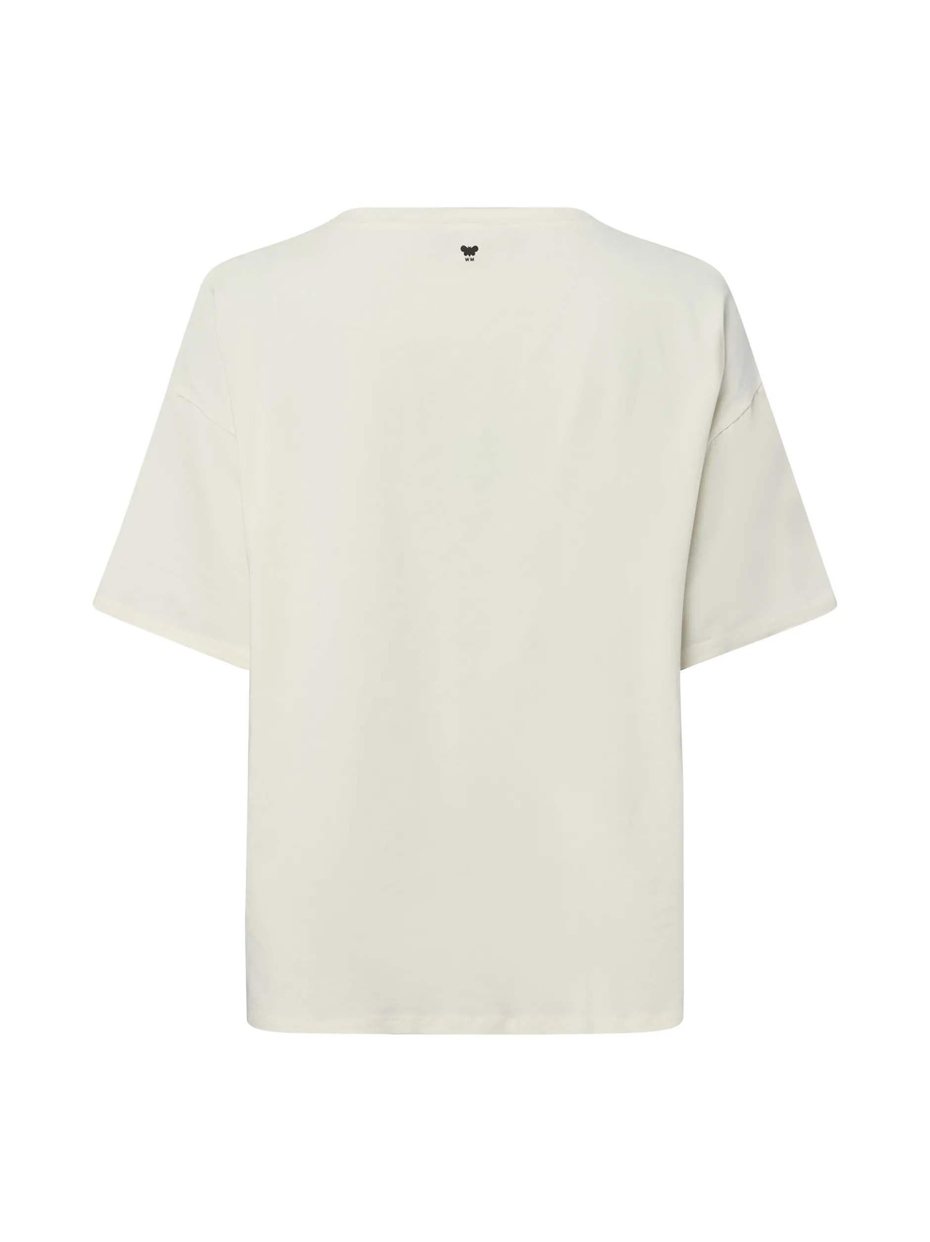 Weekend Max Mara Damen T-Shirt mit Seidenanteil - Pampas in beige schwarz