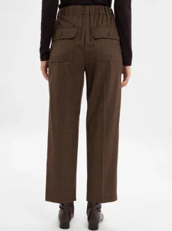 Weekend Max Mara Damen Wollhose - Hateley in mocca schwarz