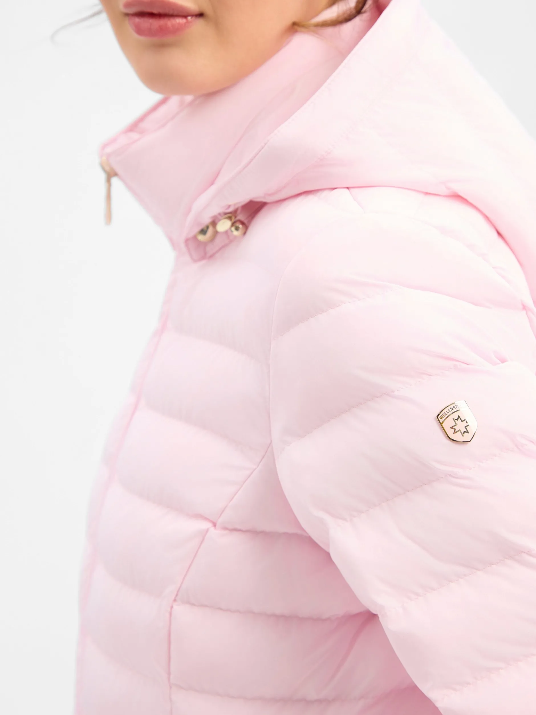 Wellensteyn Damen Steppjacke - Italy Hood in rosa