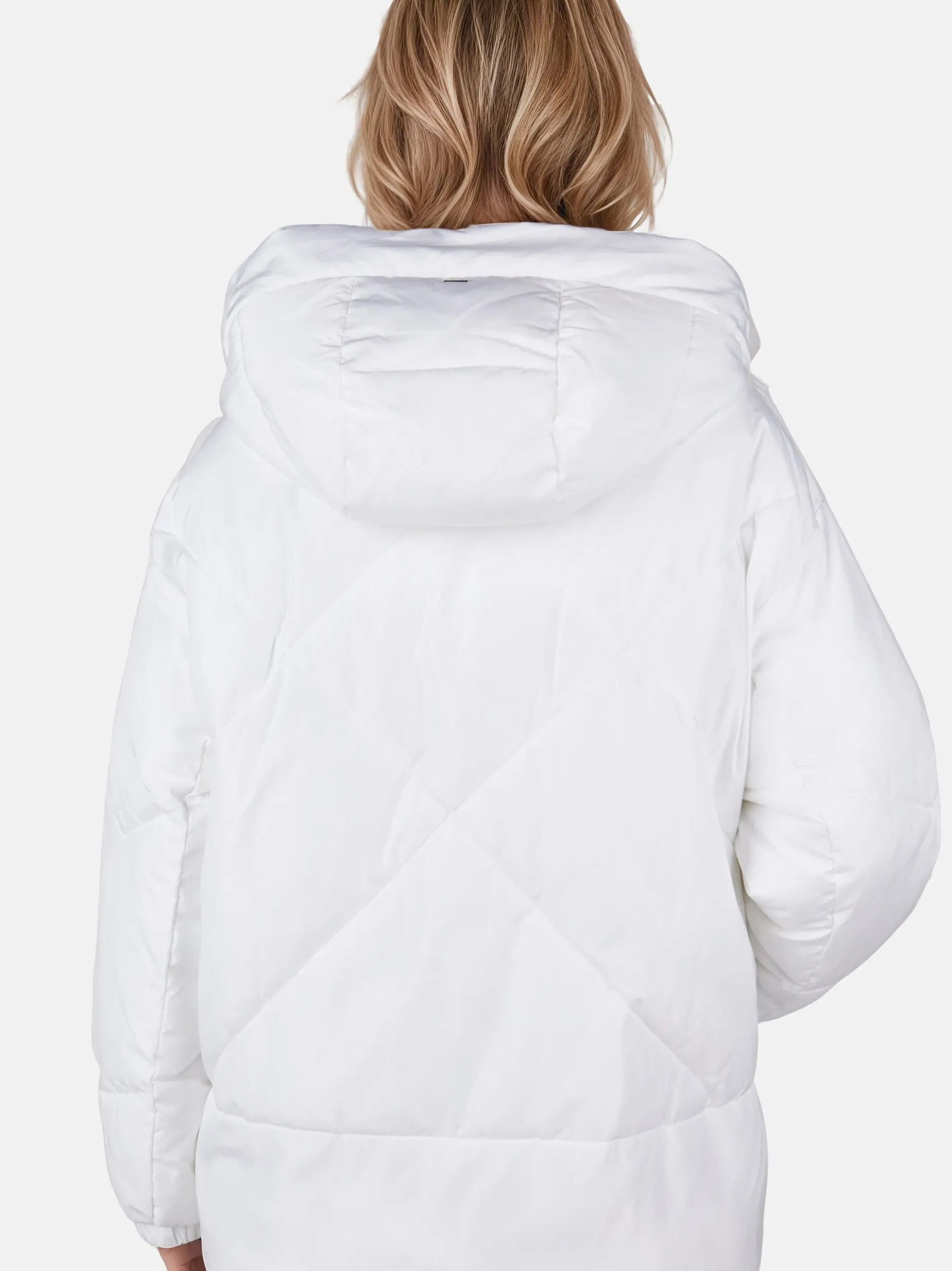 White Label Damen Pufferjacke in weiß - Ärmel: langarm