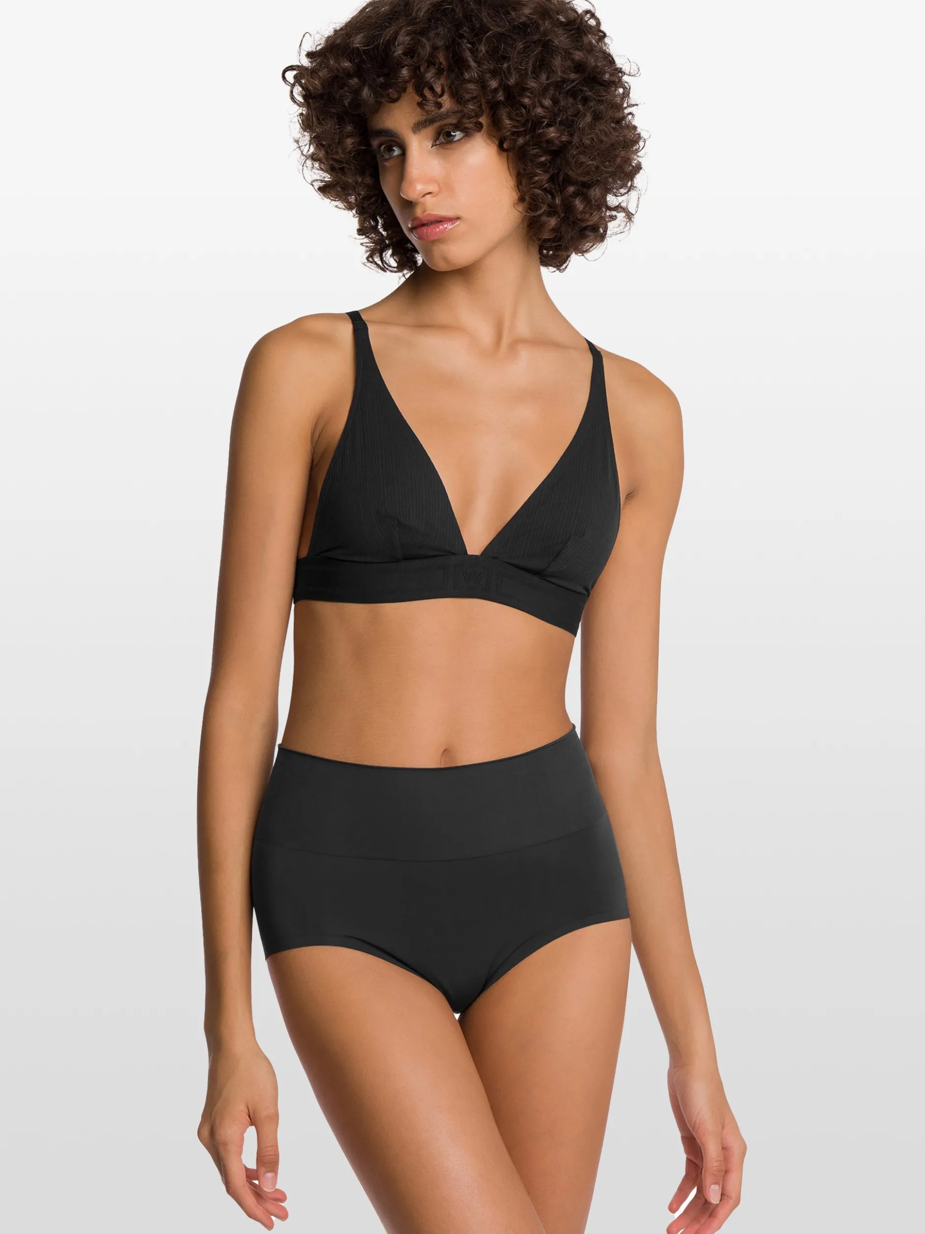 Wolford Damen Bügelloser BH - Triangle Bralette in schwarz