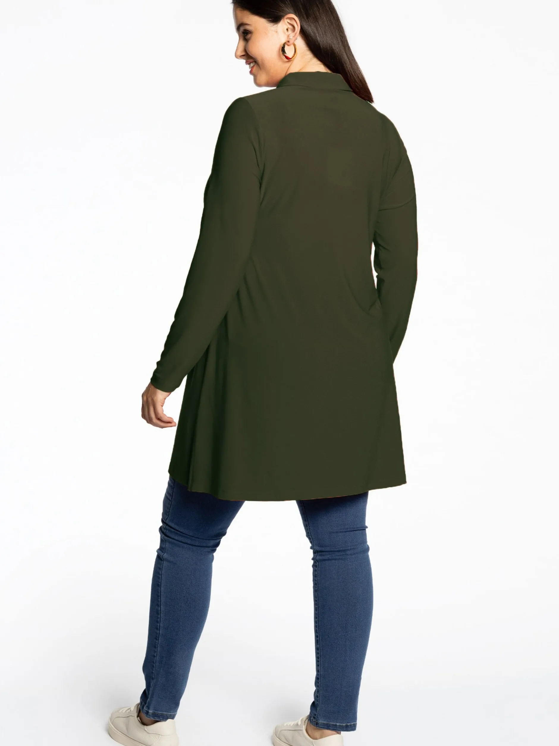 YOEK Damen Bluse in grün