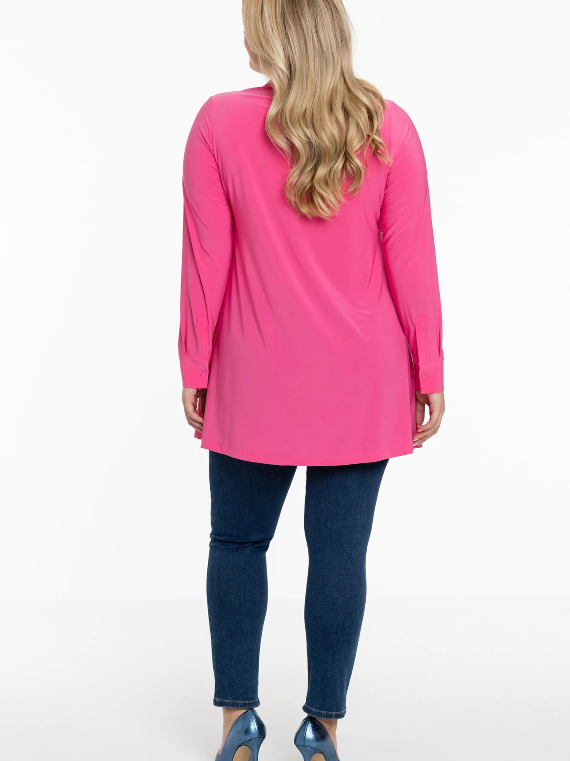 YOEK Damen Bluse in rosa