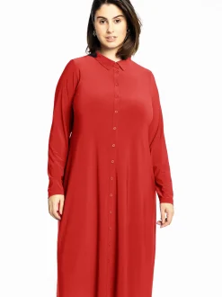 YOEK Damen Bluse in rot