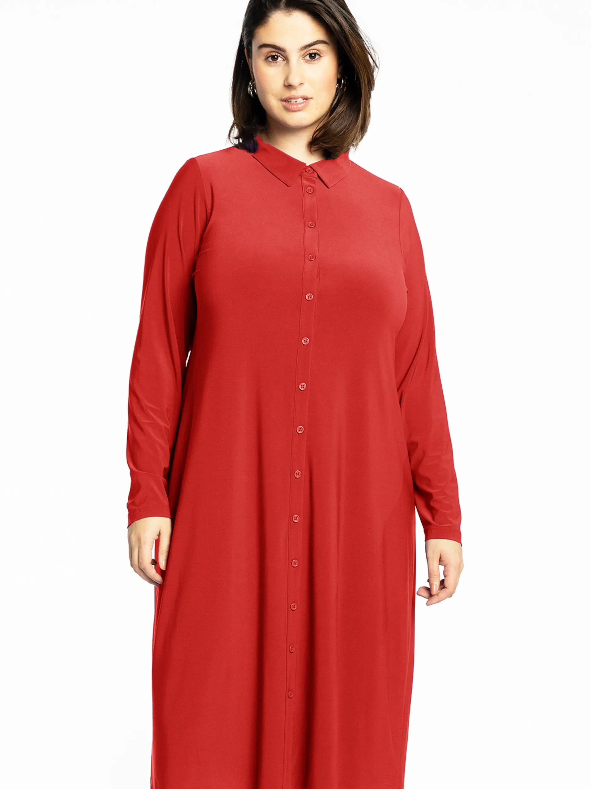 YOEK Damen Bluse in rot