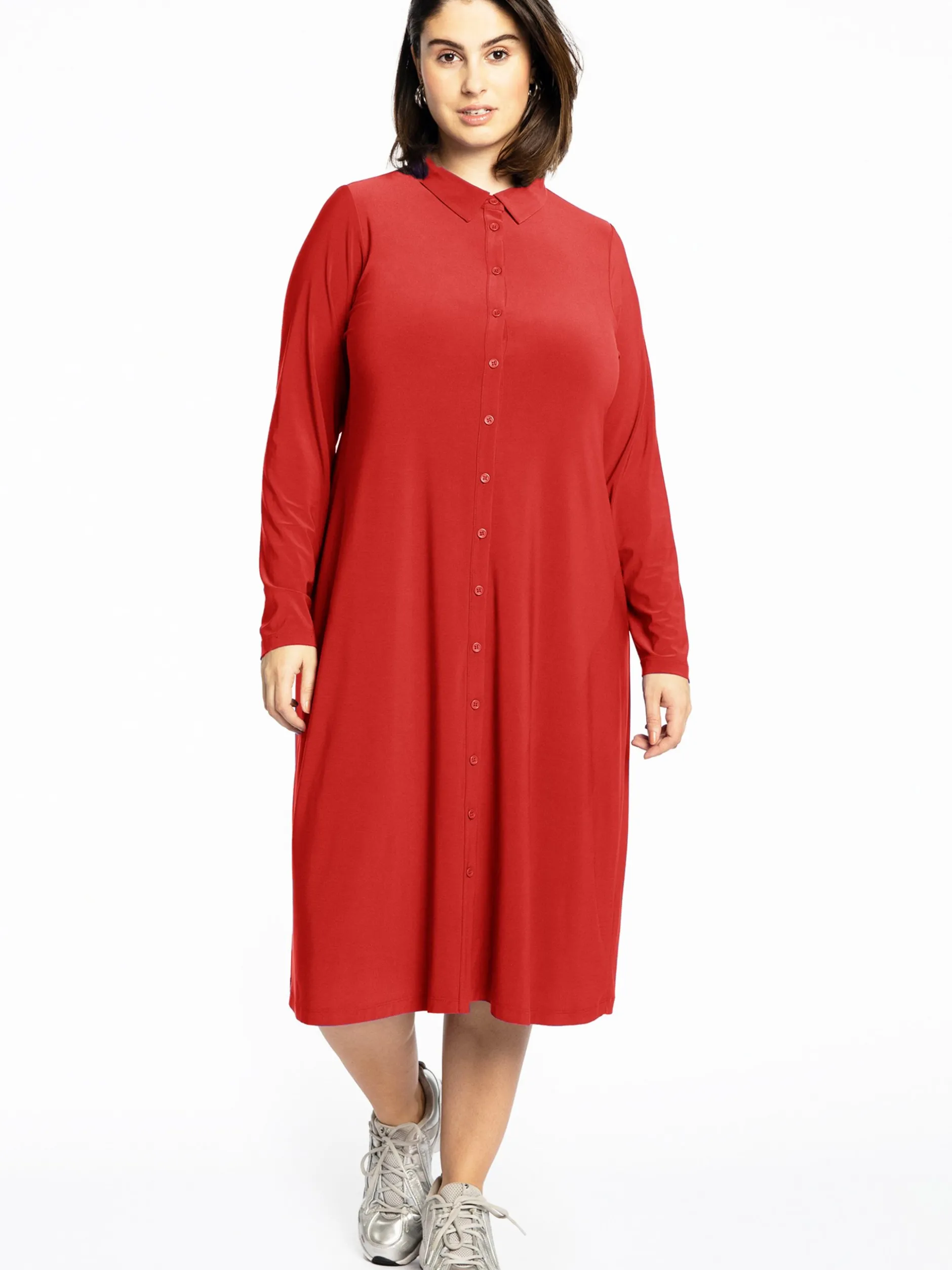 YOEK Damen Bluse in rot