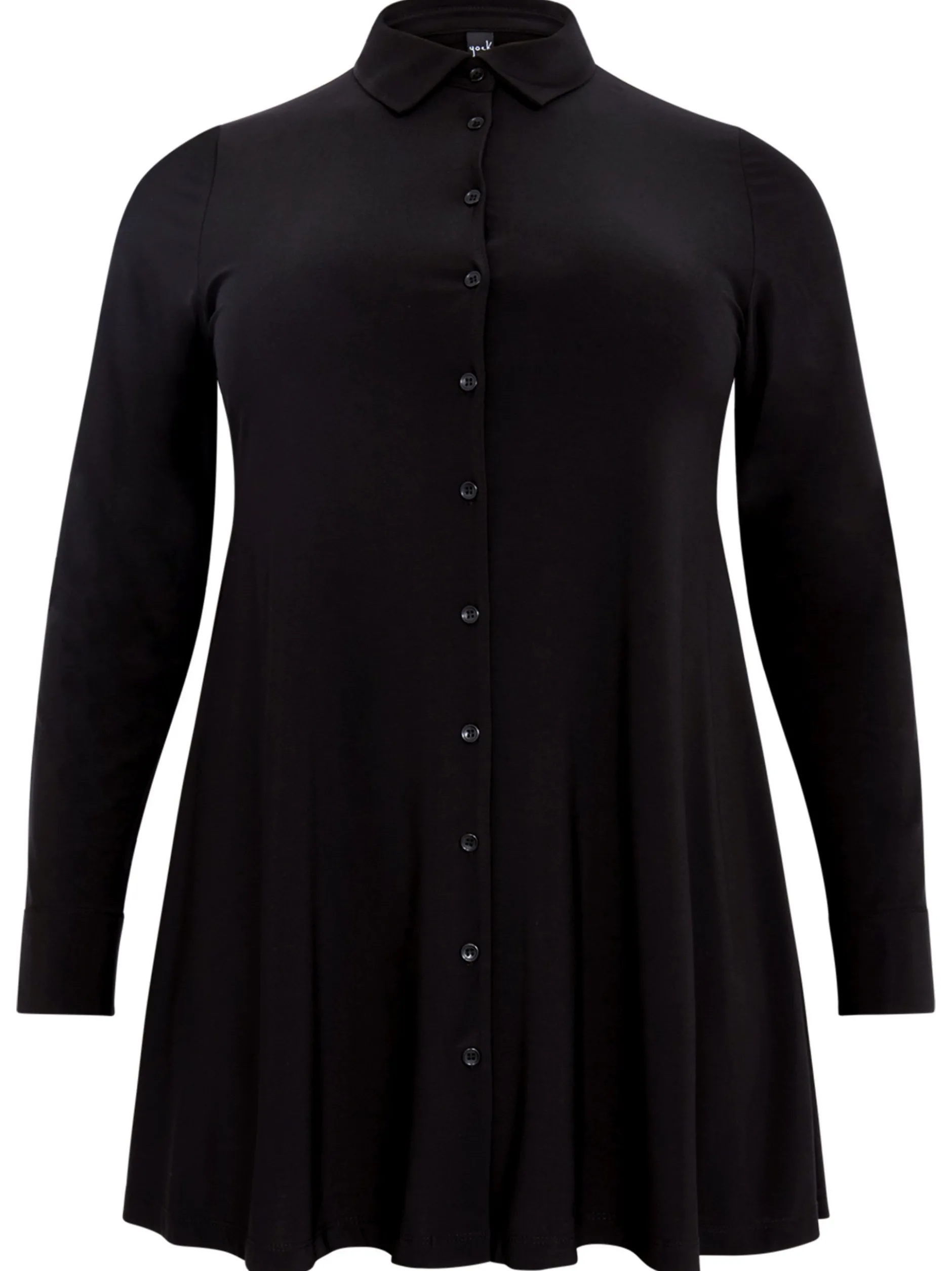 YOEK Damen Bluse in schwarz