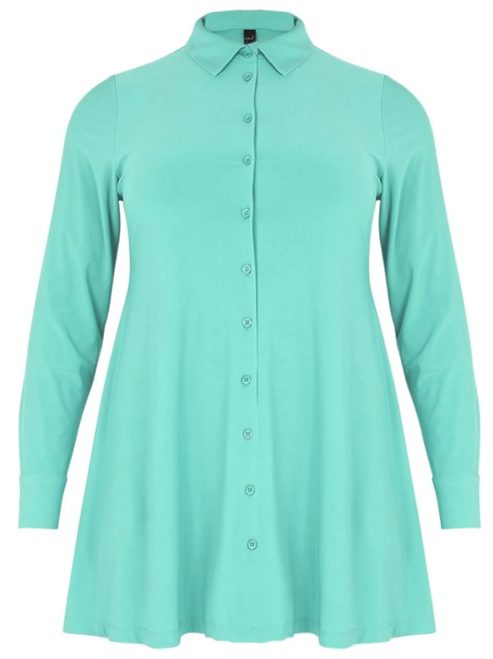 YOEK Damen Bluse in türkis