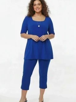 YOEK Damen Culotte in blau
