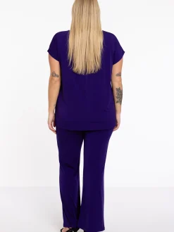 YOEK Damen Hose in lila