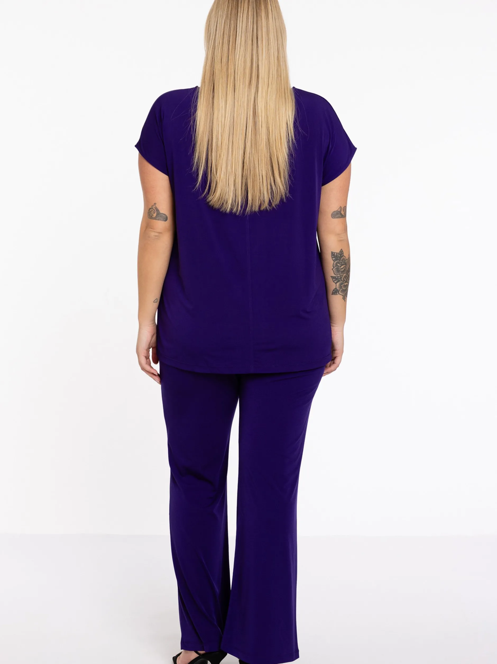 YOEK Damen Hose in lila