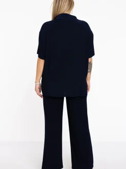 YOEK Damen Hose in marine
