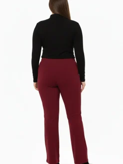 YOEK Damen Hose in rot