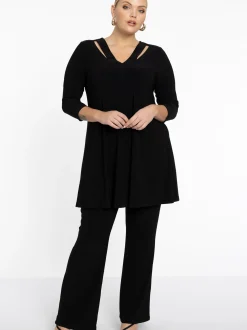 YOEK Damen Hose in schwarz