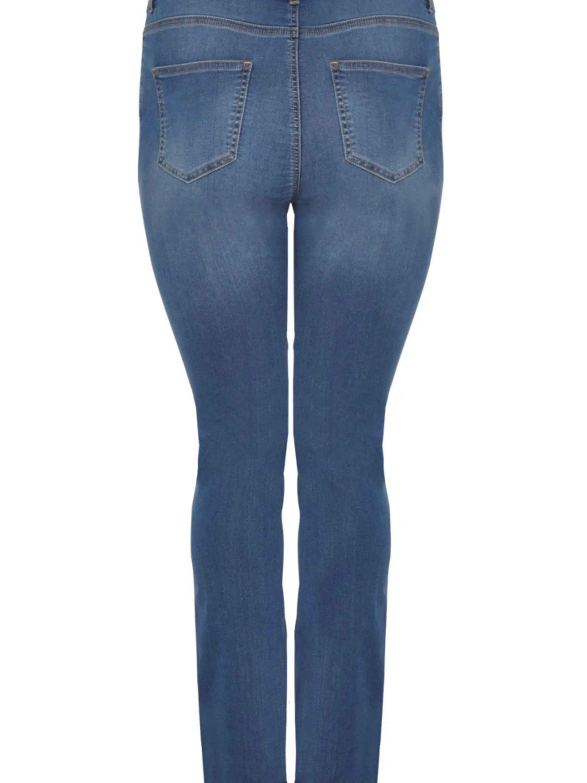 YOEK Damen Jeans in medium stone