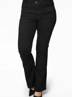 YOEK Damen Jeans in schwarz