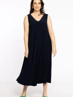 YOEK Damen Kleid in blau