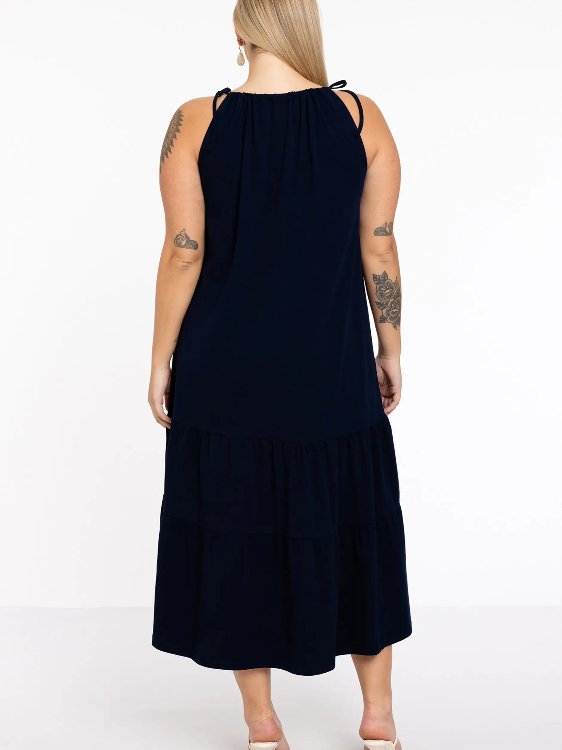 YOEK Damen Kleid in blau
