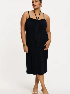 YOEK Damen Kleid in blau