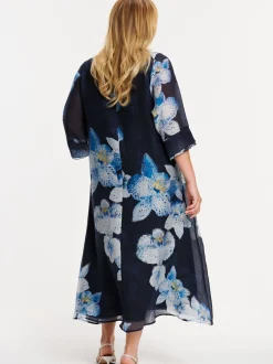 YOEK Damen Kleid in blau