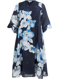 YOEK Damen Kleid in blau
