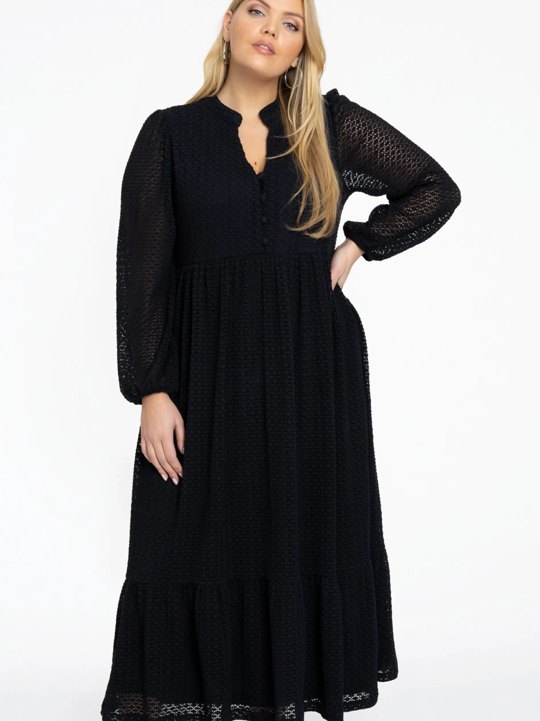 YOEK Damen Kleid in blau