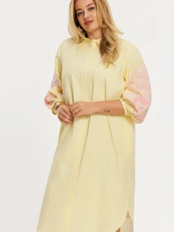 YOEK Damen Kleid in gelb