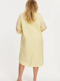 YOEK Damen Kleid in gelb