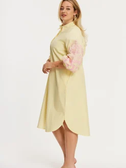 YOEK Damen Kleid in gelb