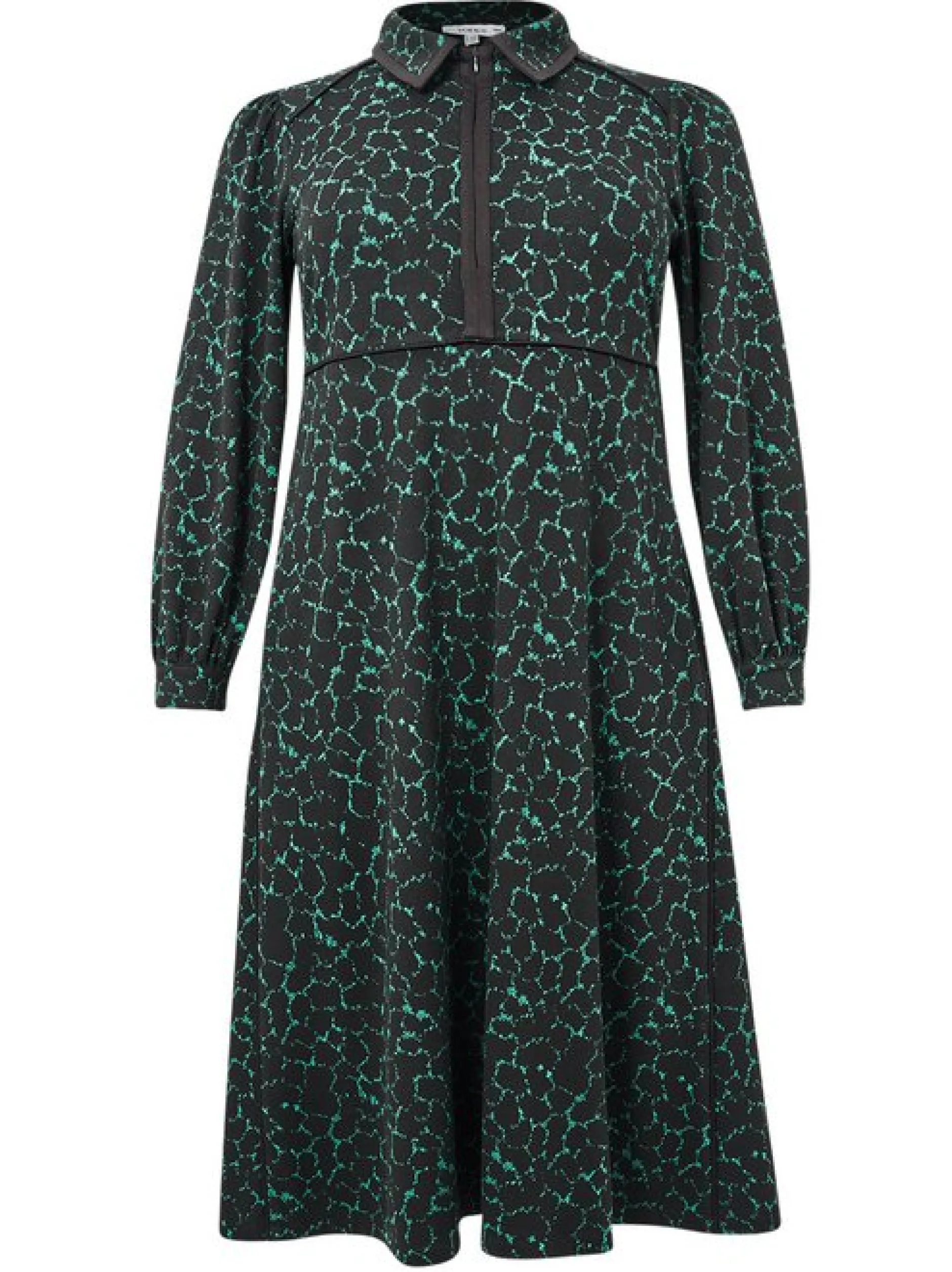 YOEK Damen Kleid in grün