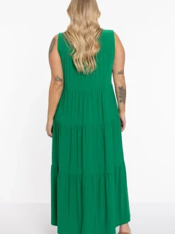 YOEK Damen Kleid in grün