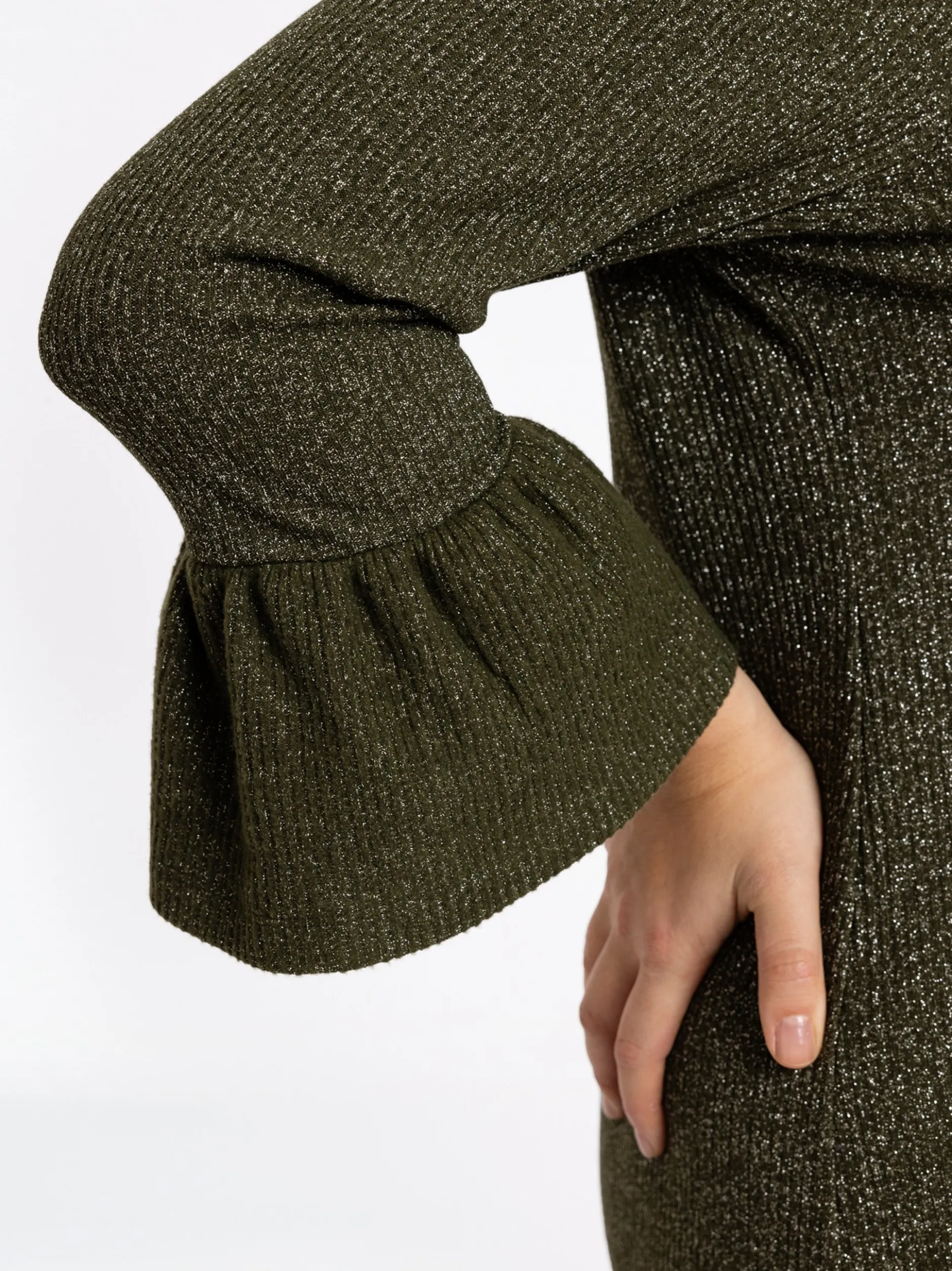 YOEK Damen Kleid in grün