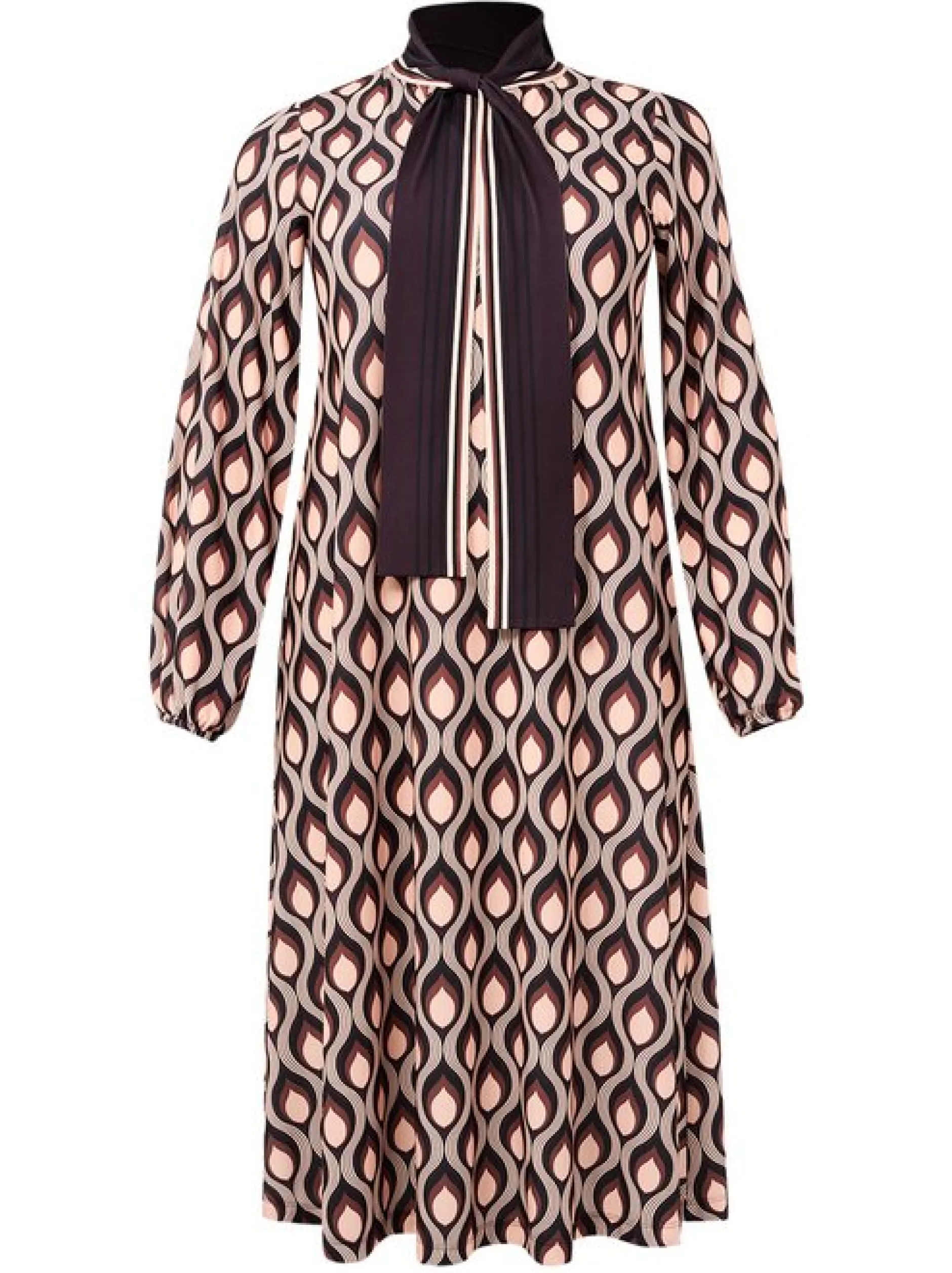 YOEK Damen Kleid in mehrfarbig