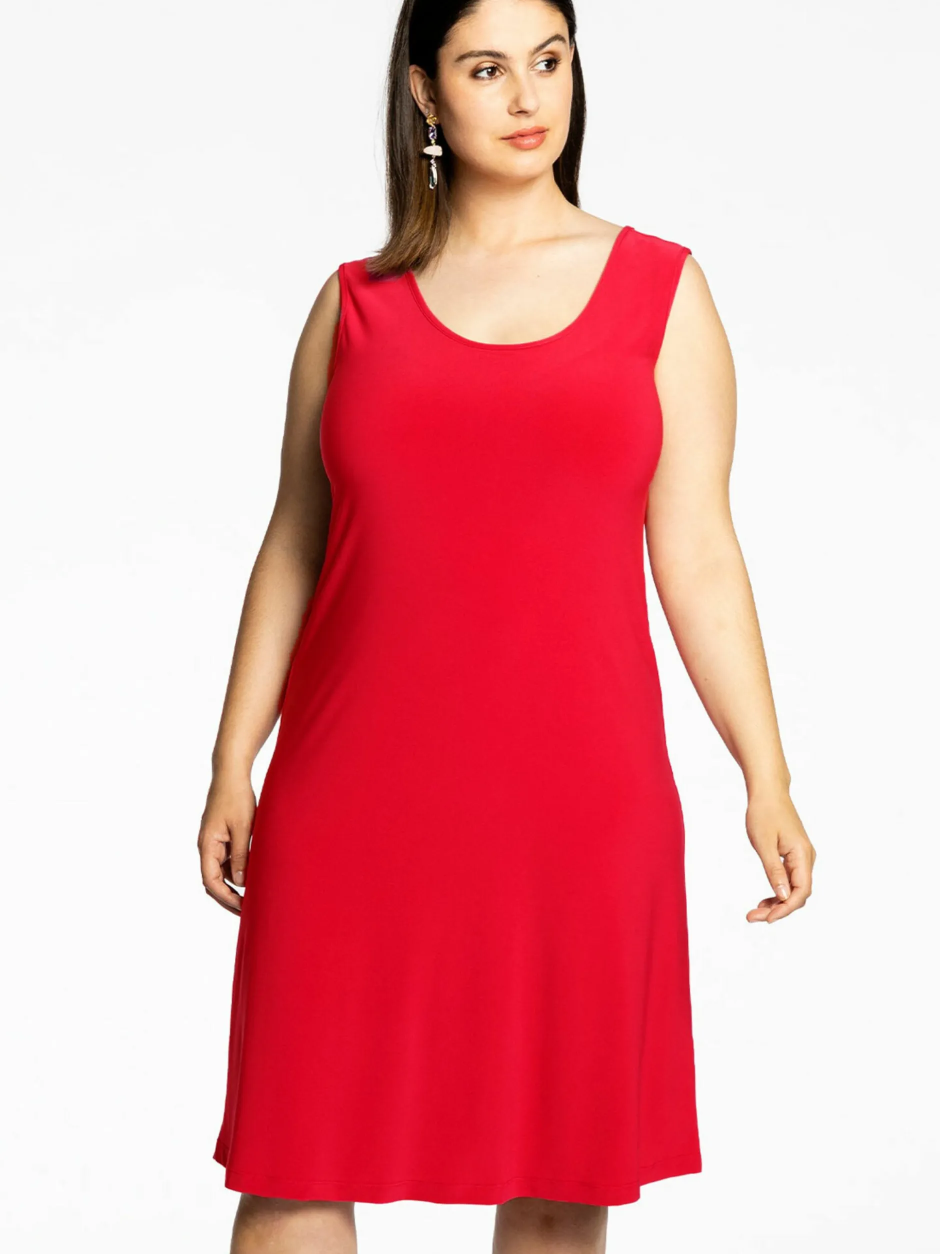 YOEK Damen Kleid in rot