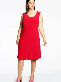YOEK Damen Kleid in rot
