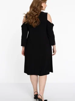 YOEK Damen Kleid in schwarz