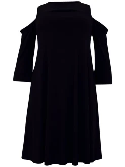 YOEK Damen Kleid in schwarz