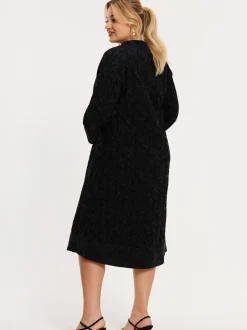 YOEK Damen Kleid in schwarz