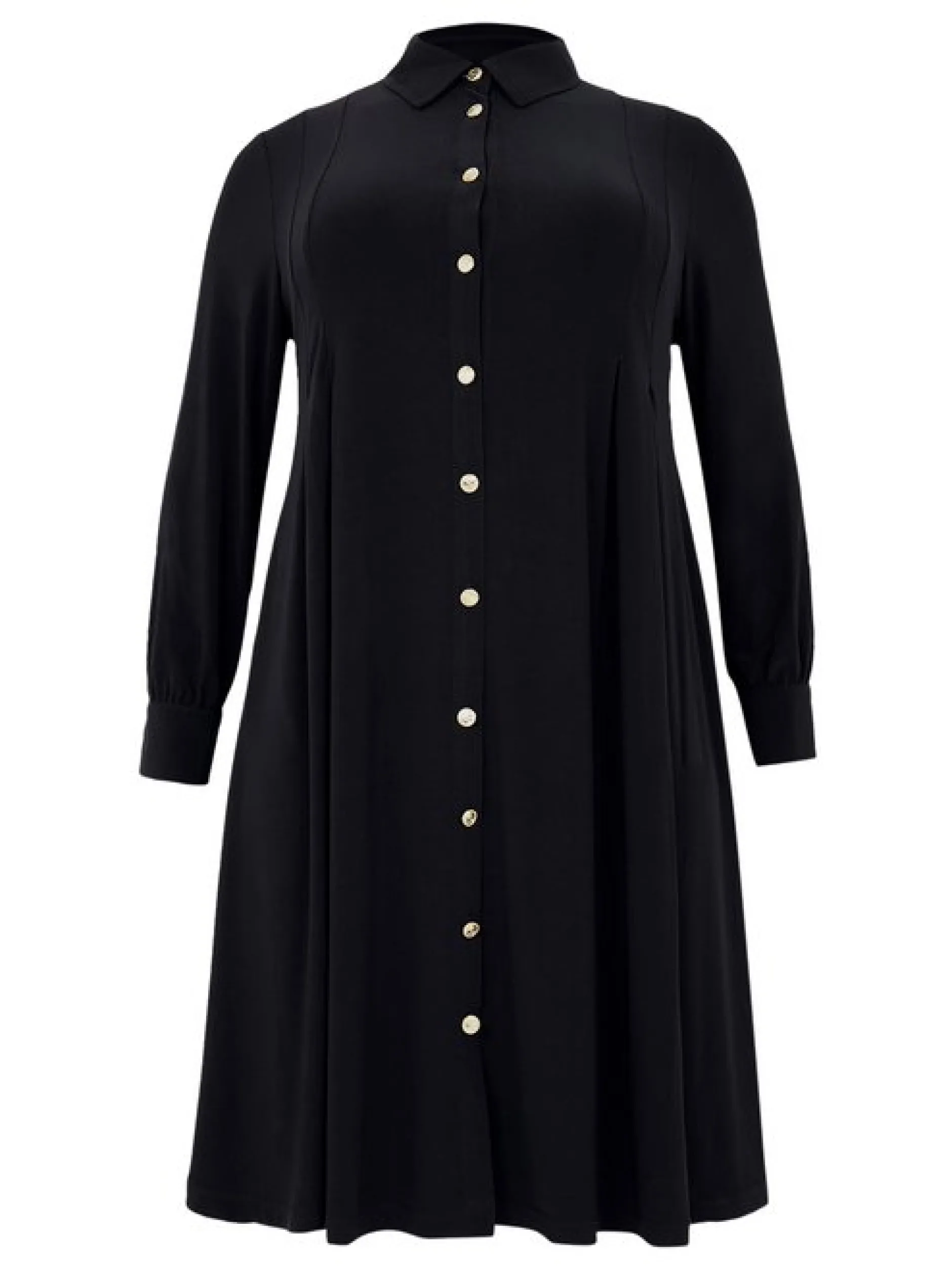 YOEK Damen Kleid in schwarz