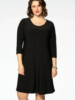 YOEK Damen Kleid in schwarz