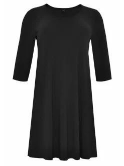 YOEK Damen Kleid in schwarz