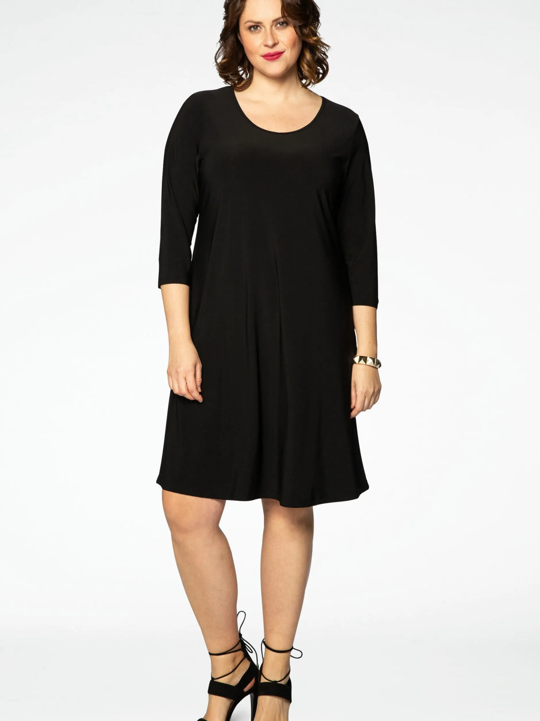 YOEK Damen Kleid in schwarz