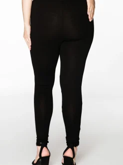 YOEK Damen Leggings in schwarz