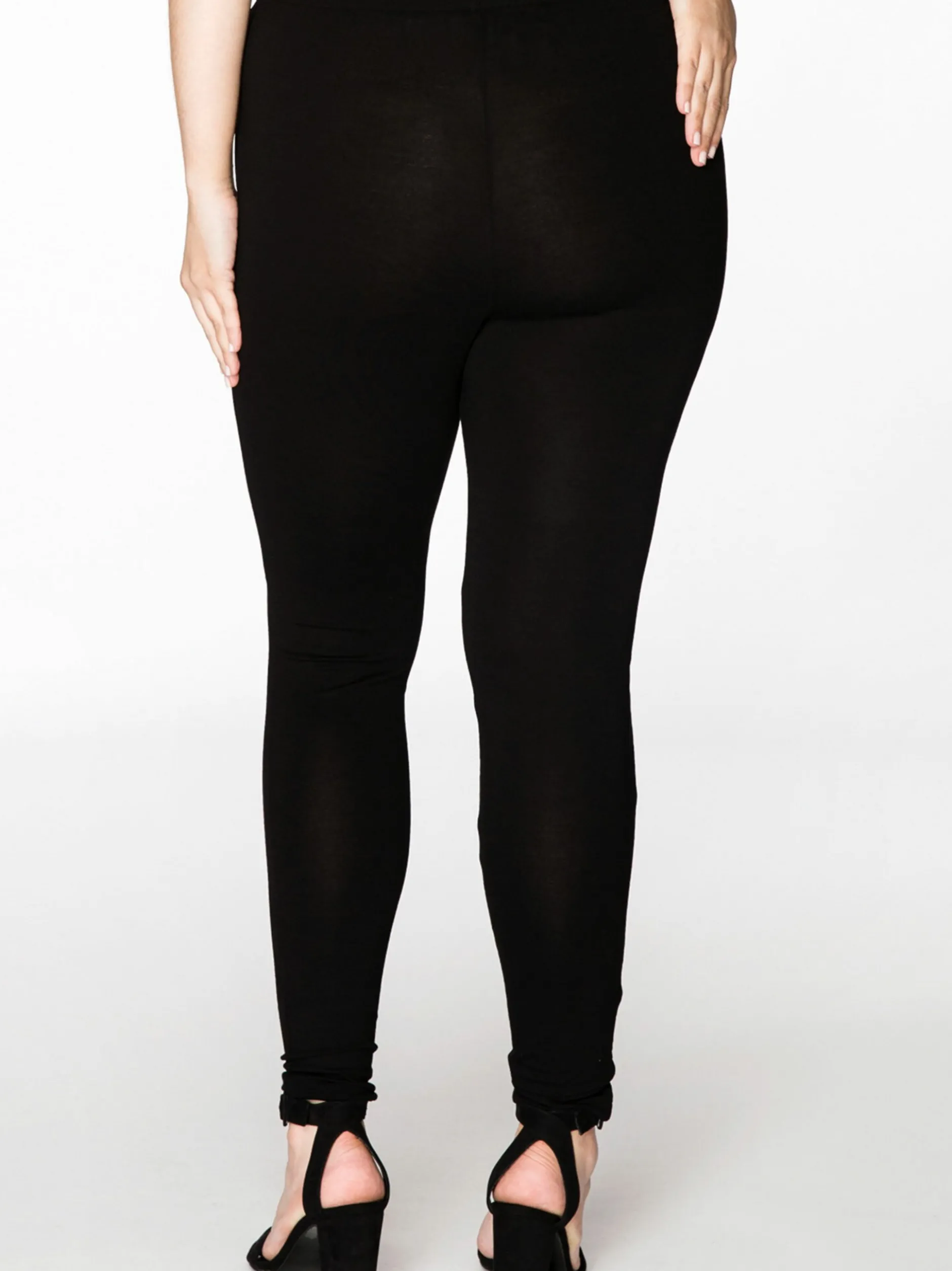 YOEK Damen Leggings in schwarz